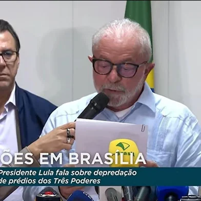 Pronunciamento de Lula - Foto: TV Brasil/Reprodução<!-- NICAID(15315320) -->