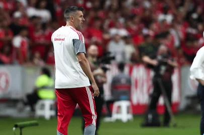 PORTO ALEGRE, RS, BRASIL, 11-04-2026: Clássico GreNal nº452 no estádio Beira-Rio. Inter e Grêmio se enfrentam pelo Campeonato Brasileiro Série A 2026. Foto: Jonathan Heckler/Agência RBS<!-- NICAID(16264071) -->