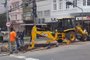 Trânsito do Centro de Caxias é bloqueado para obra de reparos<!-- NICAID(15447680) -->