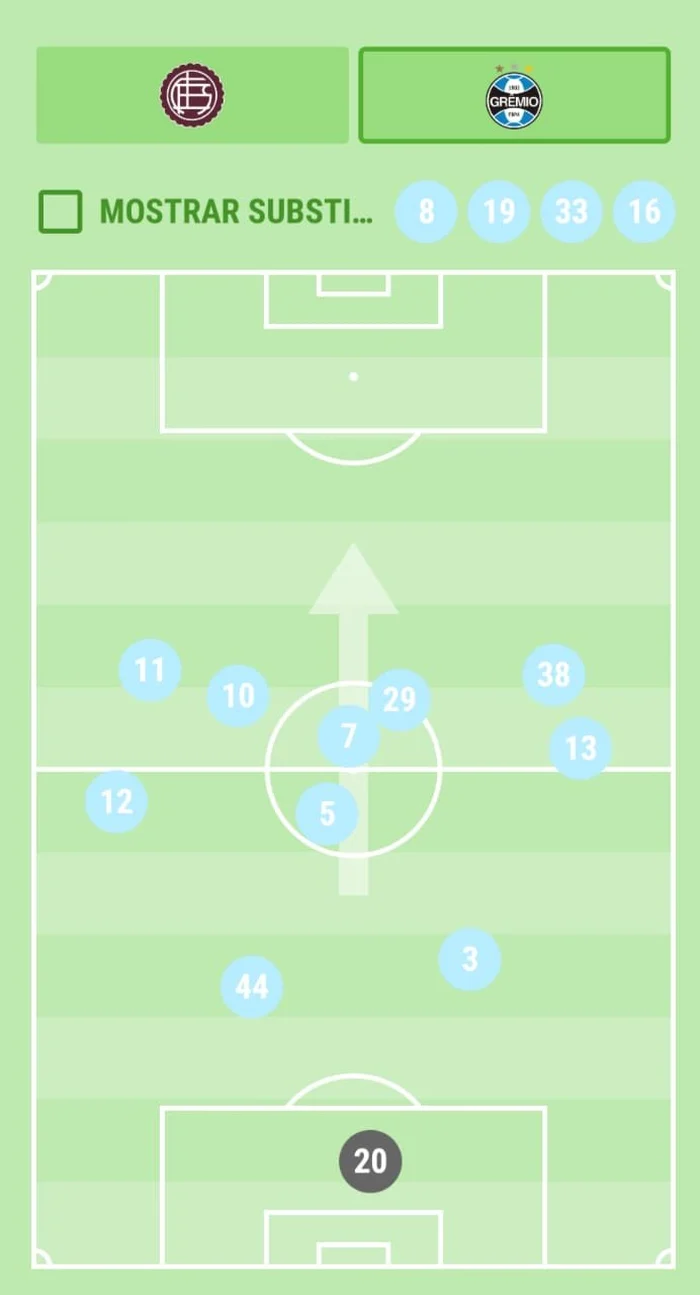 Reprodução / SofaScore Reprodução / SofaScore