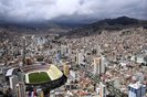 Aerial view of La Paz, Bolivia on January 7, 2017. The Dakar was trapped by heavy rains on January 7 leading to the cancellation of Stage 6. (Photo by FRANCK FIFE / AFP)Editoria: LIFLocal: La PazIndexador: FRANCK FIFESecao: tourismFonte: AFPFotógrafo: STF<!-- NICAID(15516272) -->