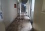 Hospital tem parte do telhado arrancado durante temporal em São Vicente do Sul