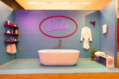 PORTO ALEGRE, RS, BRASIL 13.09.2024: Mostra interativa da Barbie no Shopping Praia de Belas. Foto: Camila Hermes/Agencia RBS<!-- NICAID(15866263) -->