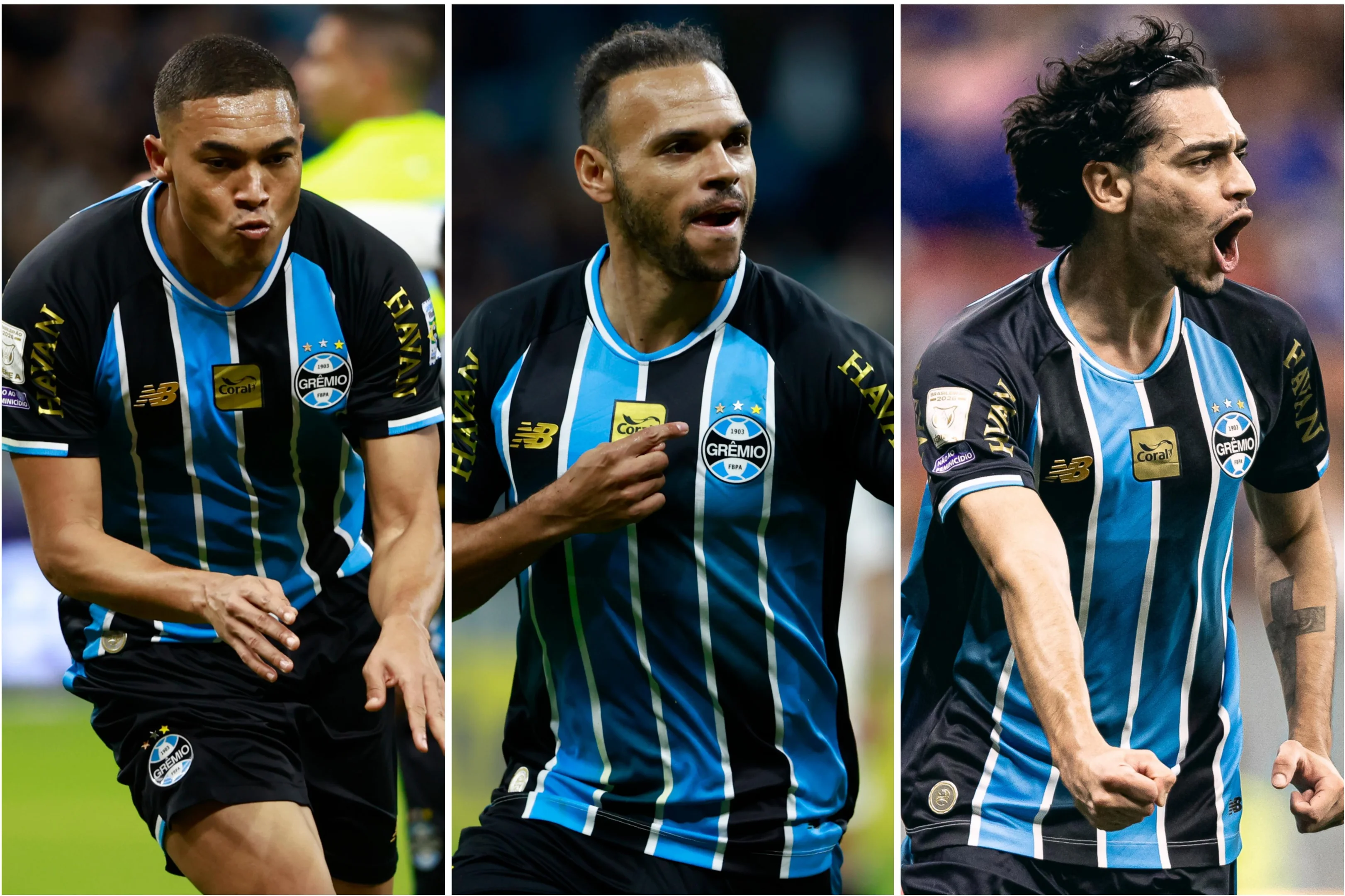 Quem deve ser o centroavante titular do Grêmio no Gre-Nal? Vote na enquete