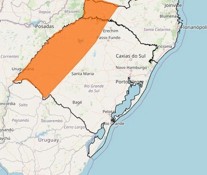 Instituto Nacional de Meteorologia (Inmet) / Reprodução
