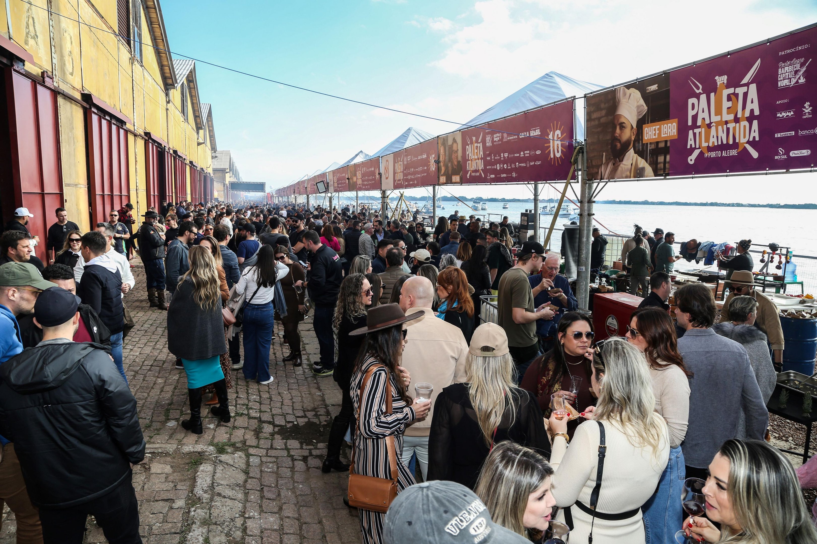 Paleta Atl&acirc;ntida Porto Alegre ter&aacute; um quil&ocirc;metro de churrasqueiras e quatro armaz&eacute;ns no Cais Mau&aacute;
