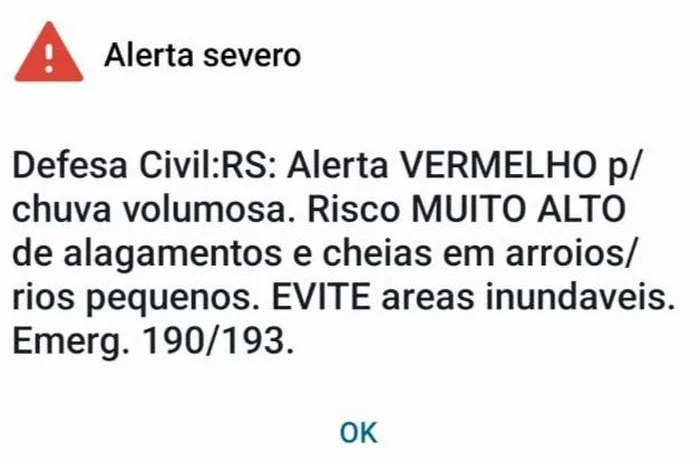 Defesa Civil / Reprodução