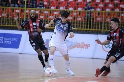 Campo Morão x ACBF, pela Liga Nacional de Futsal, no Ginásio de Esportes Belin Carolo, pela 16ª rodada.<!-- NICAID(16098481) -->