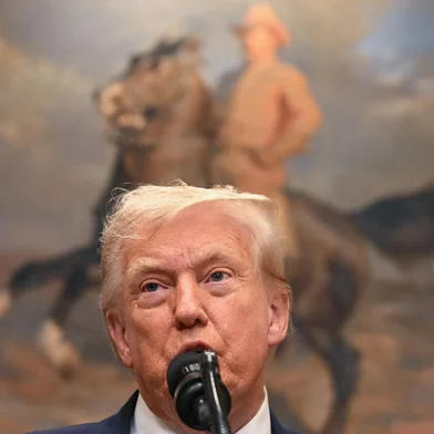 US President Donald Trump speaks before signing the VA Home Loan Program Reform Act in the Roosevelt Room of the White House in Washington, DC, on July 30, 2025. The bill aims to help veterans receive improved federal assistance for home mortgages. (Photo by Jim WATSON / AFP)Editoria: POLLocal: WashingtonIndexador: JIM WATSONSecao: politics (general)Fonte: AFPFotógrafo: STF<!-- NICAID(16090900) -->