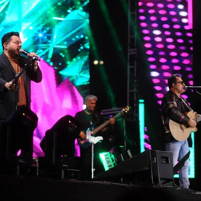 CAXIAS DO SUL, RS, BRASIL, 02/03/2024. Show da dupla Bruno e Marrone, na Festa da Uva 2024. (Bruno Todeschini/Agência RBS)Indexador: BTK<!-- NICAID(15695309) -->