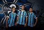 Grêmio anuncia lançamento da camisa tricolor para 2023