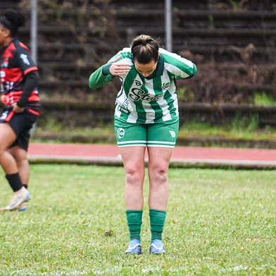 Juventude e Flamengo de São Pedro no Campo do Sesi, em Caxias do Sul. O duelo é válido pela quarta rodada do Gauchão Feminino.<!-- NICAID(16108936) -->