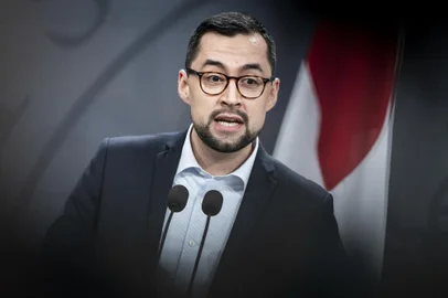 (FILES) Chairman of Naalakkersuisut in Greenland Mute B Egede holds a press conference with Denmark's Prime Minister in Copenhagen on January 10, 2025, amid the current remarks of the US president-elect. Greenland's prime minister on January 13, 2025 said that the Danish autonomous territory was open to closer ties with the United States, in areas such as mining, a Greenlandic broadcaster reported. (Photo by Mads Claus Rasmussen / Ritzau Scanpix / AFP) / Denmark OUT<!-- NICAID(15958507) -->