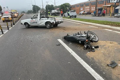 Um motociclista morreu em um acidente na RS-240 em Portão, no Vale do Sinos, na manhã desta sexta-feira (25). <!-- NICAID(16024086) -->