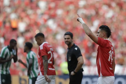 Porto Alegre, RS, Brasil, 26-04-2025: jogo entre Internacional e Juventude pelo Campeonato Brasileiro. Foto: Mateus Bruxel /  Agência RBS<!-- NICAID(16025154) -->