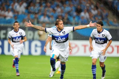 PORTO ALEGRE,RS, BRASIL - 14/02/2013FOTO:FERNANDO GOMES/ZERO HORACopa Bridgestone Libertadores, Grêmio x Huachipato na Arena do Grêmio.<!-- NICAID(9099585) -->