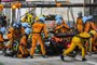 McLaren's British driver Lando Norris pits during the Qatari Formula One Grand Prix at Lusail International Circuit on October 8, 2023. (Photo by Ariel Schalit / POOL / AFP)Editoria: SPOLocal: LusailIndexador: ARIEL SCHALITSecao: world championshipFonte: POOLFotógrafo: STR<!-- NICAID(15564043) -->