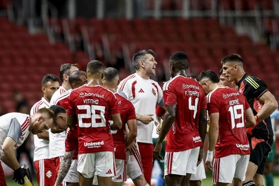 PORTO ALEGRE, RS, BRASIL, 12-02-2026: Internacional e Palmeiras pela terceira rodada do Brasileirão 2026. Fotos: Duda Fortes/Agencia RBS<!-- NICAID(16224814) -->