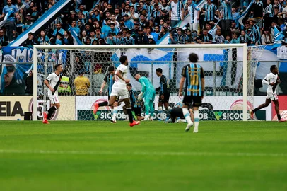 Duda Fortes / Grupo RBS PORTO ALEGRE, RS, BRASIL, 12-09-2026: Grêmio e Vasco pelo campeonato Brasileiro 2026, na Arena. Foto: Duda Fortes/Grupo RBS<!-- NICAID(16364809) -->