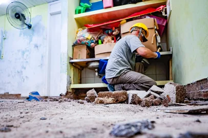 Obras começam a ocorrer na Escola Municipal de Educação Infantil Ilha da Pintada