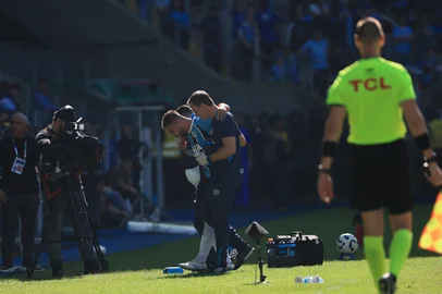 Porto Alegre, RS, Brasil, 25/05/2025 - Grêmio vs Bahia pelo Brasileirão Série A 2025 - João Pedro. Foto: Jefferson Botega/Agência RBSIndexador: jeff botega<!-- NICAID(16045346) -->