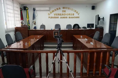 BOQUEIRÃO DO LEÃO, RS, BRASIL, 03-04-2025, 10h00: Plenário da Câmara Municipal de Boqueirão do Leão (Foto: Câmara Municipal de Boqueirão do Leão/Divulgação) <!-- NICAID(16009485) -->