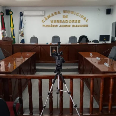 BOQUEIRÃO DO LEÃO, RS, BRASIL, 03-04-2025, 10h00: Plenário da Câmara Municipal de Boqueirão do Leão (Foto: Câmara Municipal de Boqueirão do Leão/Divulgação) <!-- NICAID(16009485) -->