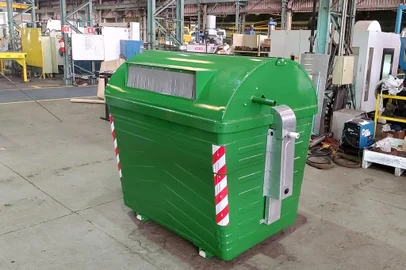 Modelo de contêiner de lixo reciclável que está sendo trazido para teste em Porto Alegre. Foto: Consórcio Porto Alegre Limpa / Divulgação<!-- NICAID(15453637) -->