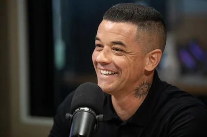 Andrés D'Alessandro concede entrevista no Sala de Redação.<!-- NICAID(15930162) -->