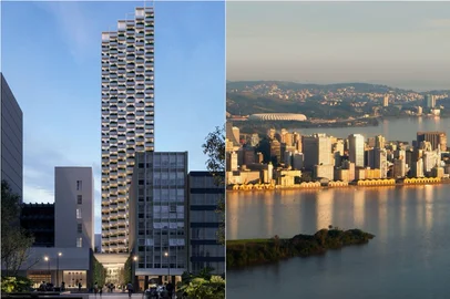 Prédio de 98 metros de altura será erguido em frente ao Cais Mauá, no Centro Histórico; obra começa no segundo semestre<!-- NICAID(16042599) -->