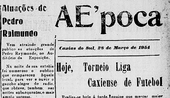 Jornal A Época / Reprodução Jornal A Época / Reprodução