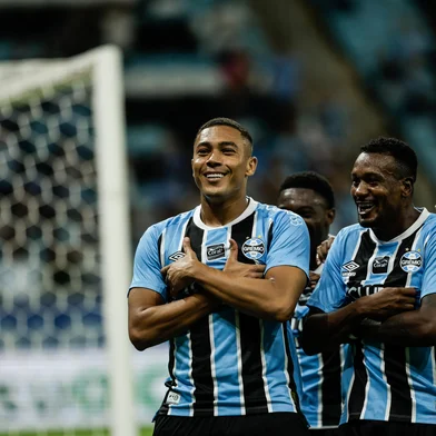 PORTO ALEGRE, RS, BRASIL, 07-02-2026: Jogo entre Grêmio x Novo Hamburgo, na Arena do Grêmio, neste sábado valendo classificação para a semifinal do Campeonato Gaúcho 2026. A partida única é válida pelas quartas de final do campeonato estadual. (Foto: André Ávila/Agência RBS)Indexador: Andre Avila<!-- NICAID(16220926) -->
