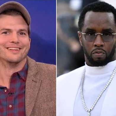 Ashton Kutcher e P. Diddy.<!-- NICAID(15902240) -->