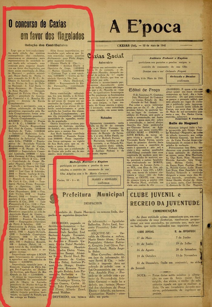 Jornal A Época / reprodução