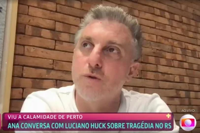 Luciano Huck fala sobre visita ao RS no "Mais Você"<!-- NICAID(15767071) -->