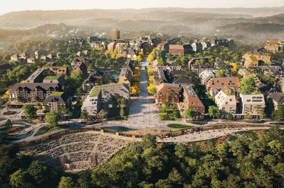 Gramado começou a estruturar um modelo de expansão urbana com a criação de uma centralidade, fora do centro tradicional da cidade. O projeto prevê o desenvolvimento de uma área de cerca de 900 hectares no bairro Mato Queimado. Essas são as ilustrações de como pode ficar a área com a urbanização.<!-- NICAID(16265828) -->