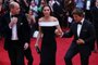 Britain's Prince William, Duke of Cambridge (L) and Britain's Catherine, Duchess of Cambridge (C) are accompanied by US actor Tom Cruise (R) as they arrive for the UK premiere of the film "Top Gun: Maverick" in London, on May 19, 2022. (Photo by Dan Kitwood / POOL / AFP)Editoria: ACELocal: LondonIndexador: DAN KITWOODSecao: celebrityFonte: POOLFotógrafo: STF<!-- NICAID(15408002) -->