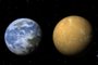 Comparação entre o exoplaneta Proxima Centauri b e a Terra<!-- NICAID(15629847) -->