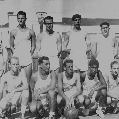 Sesi do RS.Campeonato de Confraternização Operária promovido pelo Sesi em 1948<!-- NICAID(16311571) -->