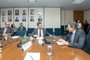 BRASÍLIA, DF, BRASIL. 08.11.2023 - Governadores e secretários de Fazenda que integram o Consórcio de Integração Sul e Sudeste (COSUD) se reuniram na tarde desta quarta-feira (08), no Ministério da Fazenda, com o ministro Fernando Haddad. - Foto: Mauricio Tonetto/Secom/Divulgação<!-- NICAID(15591643) -->