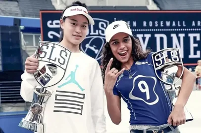 Rayssa Leal venceu primeira das sete etapas da SLS no ano de 2026.