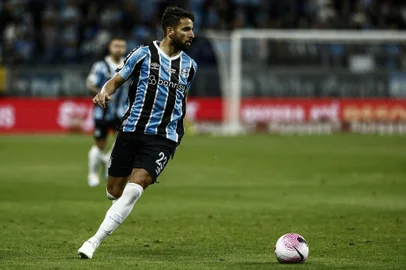 André Ávila / Agencia RBS Grêmio vs Fortaleza, na Arena, pelo Brasileirão Série A 2024 - Pepê. Foto: André Ávila/Agência RBSIndexador: Andre Avila<!-- NICAID(15883240) -->