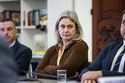 PORTO ALEGRE, RS, Brasil - 11.08.2025 - Reunião do Núcleo Estratégico do Governo N1, no Palácio Piratini.<!-- NICAID(16107700) -->