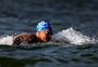 Temperatura elevada, água poluída, falta de medalha: o que disseram as nadadoras brasileiras após a prova de maratona aquática do Mundial