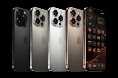 O novo celular da Apple, o Iphone 16 - Na imagem, a versão Pro do aparelho<!-- NICAID(15861629) -->