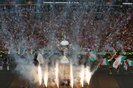 Picture taken during the show before the Copa Libertadores final football match between Brazil's Fluminense and Argentina's Boca Juniors at Maracana Stadium in Rio de Janeiro, Brazil, on November 4, 2023. (Photo by SILVIO AVILA / AFP)Editoria: SPOLocal: Rio de JaneiroIndexador: SILVIO AVILASecao: soccerFonte: AFPFotógrafo: STR<!-- NICAID(15588190) -->
