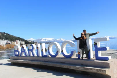 Anajara Moraes e Frederico Dornemann em Bariloche, Argentina<!-- NICAID(15304710) -->