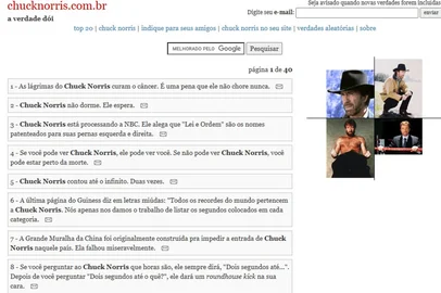 "Fatos de Chuck Norris": como brincadeira tornou o ator uma lenda da internet<!-- NICAID(16249465) -->