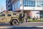 LAS VEGAS, NEVADA - DECEMBER 06: A SWAT vehicle arrives at the UNLV campus after a shooting on December 06, 2023 in Las Vegas, Nevada. According to Las Vegas Metro Police, a suspect is dead and multiple victims are reported after a shooting on the campus.   Mingson Lau/Getty Images/AFP (Photo by Mingson Lau / GETTY IMAGES NORTH AMERICA / Getty Images via AFP)<!-- NICAID(15618705) -->