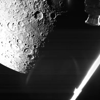 Aeronave BepiColombo em Mercúrio<!-- NICAID(14904810) -->